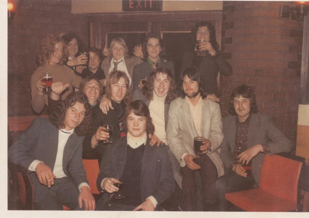 Friday night in the Ball and Boot about 1972