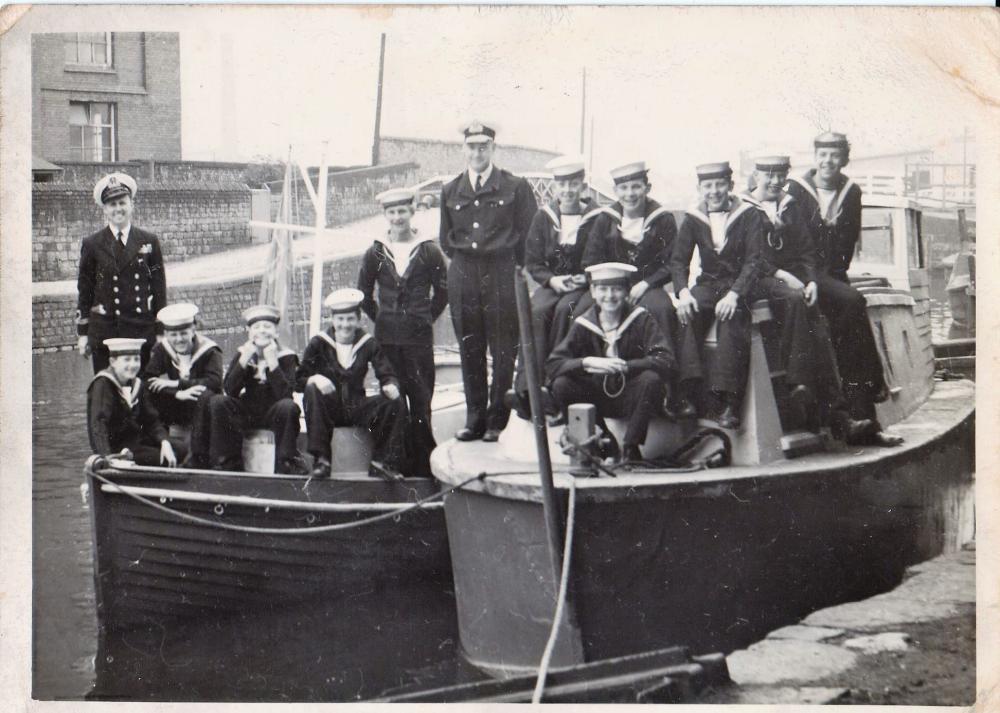 At Wigan Pier before going to summer camp at Parbold.