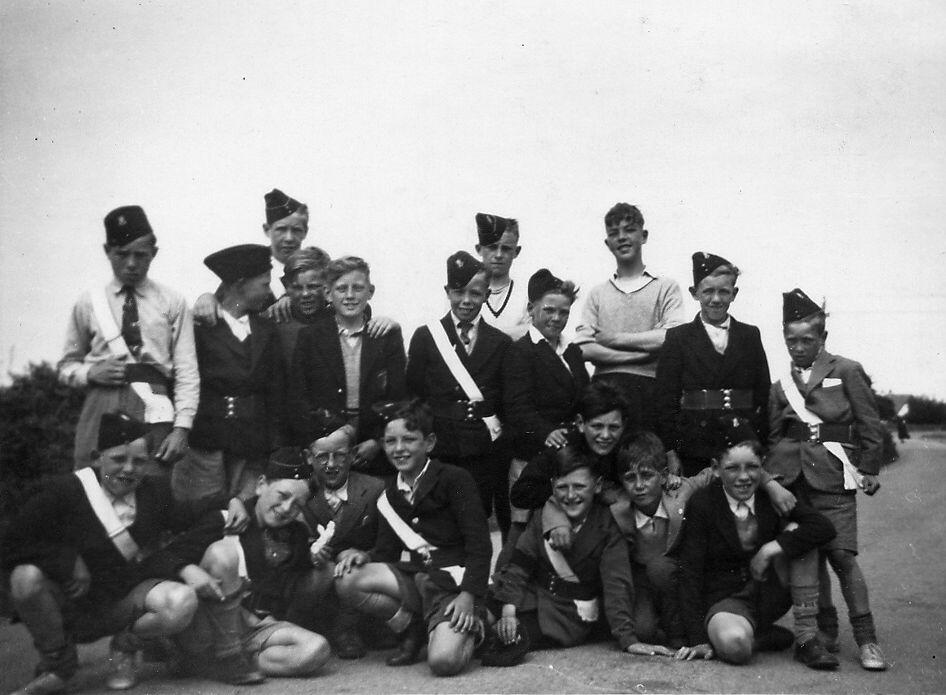 Group of campers at Prestatyn Annual Camp. Group of campers at Prestatyn Annual Camp.