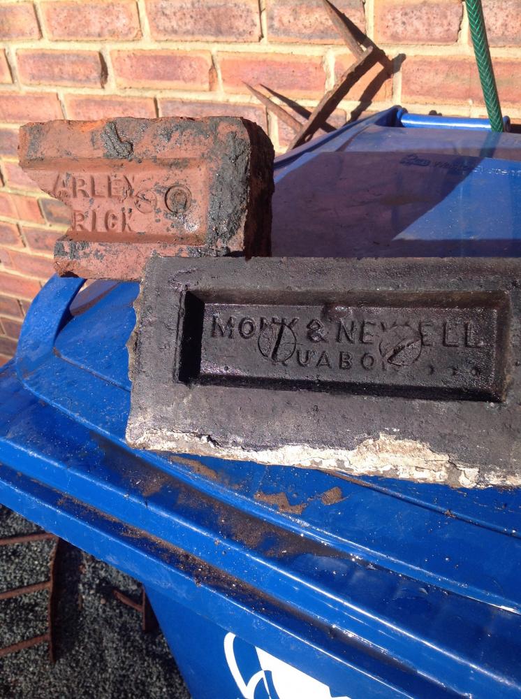 A couple of bricks. A couple of bricks.