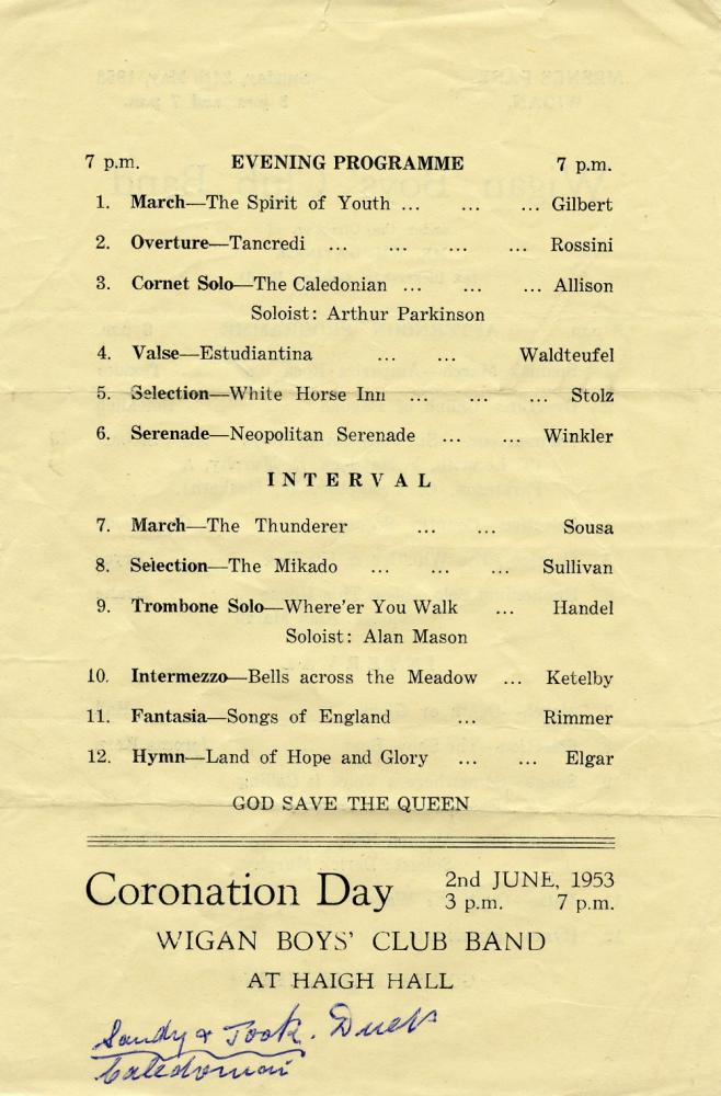 Wigan Boys Club Band 1953 - 2 Wigan Boys Club Band 1953 - 2