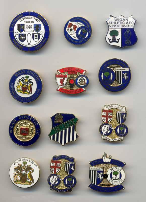 Wigan Athletic badges1 Wigan Athletic badges1