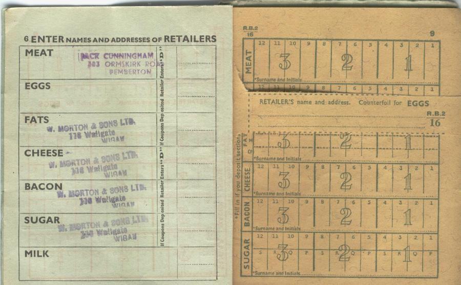 Ration book (childs) 1953-54. Ration book (childs) 1953-54.