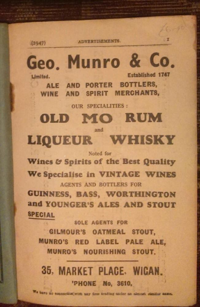 Munro's Ad. Munro's Ad.