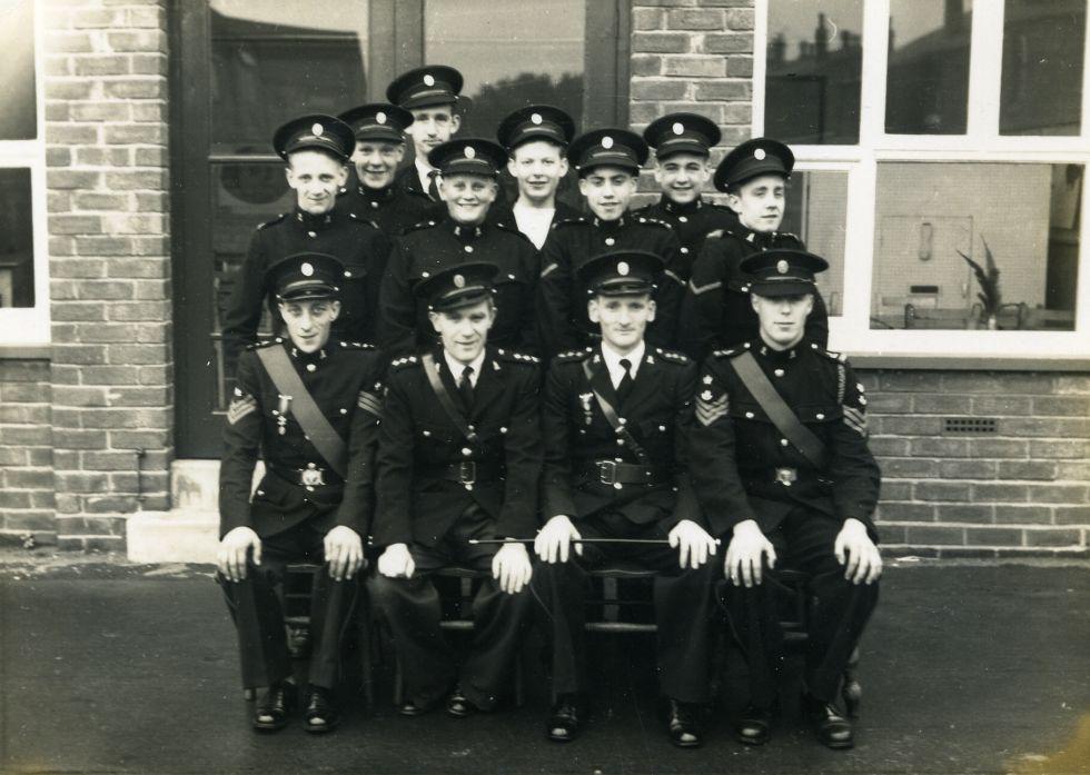 Members of Wigan Battalion. Members of Wigan Battalion.
