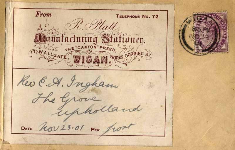 Victorian address label