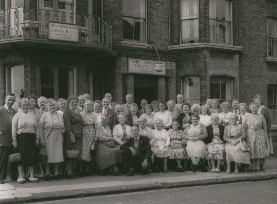 St Benedict's RC Church congregation, c1950s.