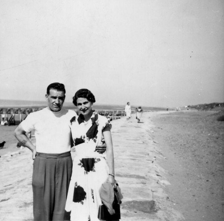 Mr & Mrs Lannion at Prestatyn Camp.