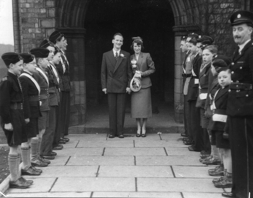 St Andrew's Company performing as Guard of Honour.