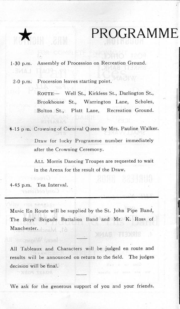 St Catharine's Church Grand Carnival Saturday 21st August 1954 ProgrammeD St Catharine's Church Grand Carnival Saturday 21st August 1954 ProgrammeD