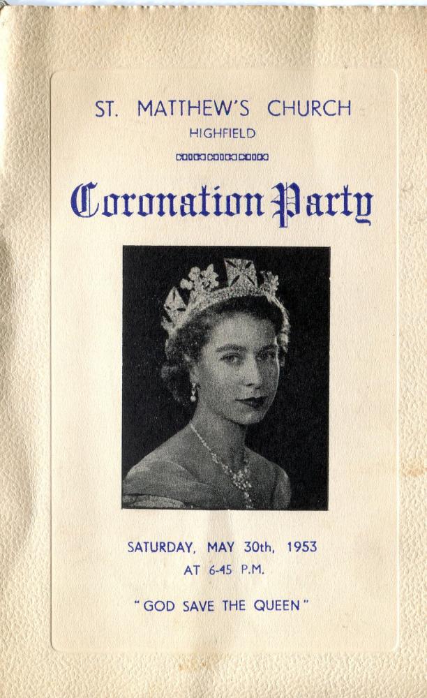 coronation party invite coronation party invite