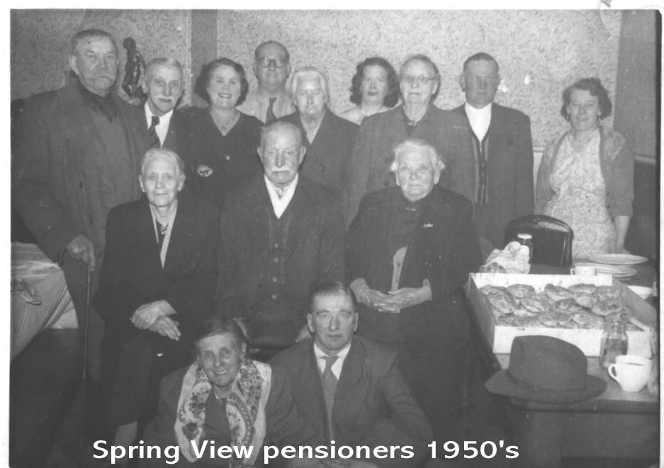 Spring View Pensioners, 1950s. Spring View Pensioners, 1950s.