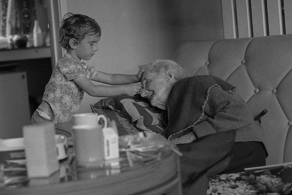 Great Grandmother & Great Grandson Great Grandmother & Great Grandson