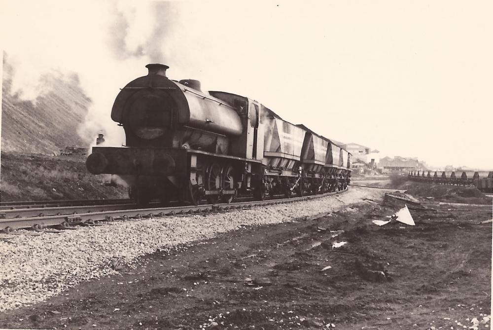 Steam engine at Bickershaw Colliery (Photo: Brian Jones)