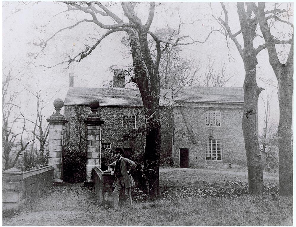 The moated manor house of Low Hall (Photo: Dennis Miller)