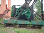 Coal trucks in front of the capstan engine (103K)