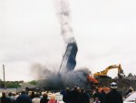 Demolition of Park Mill Chimney, Royton (56K)