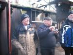 Fred enjoying his steak & ale pie. (68K)