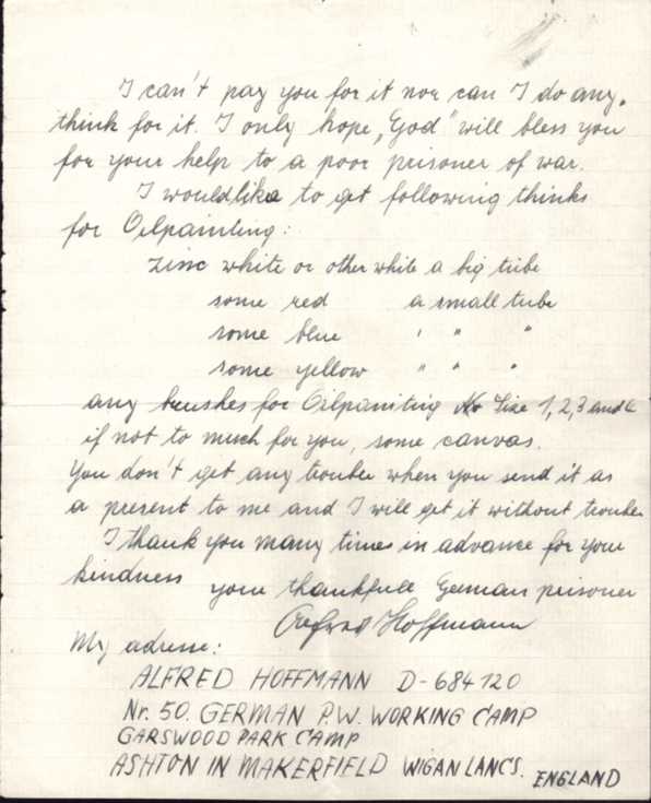 Letter (side 1)