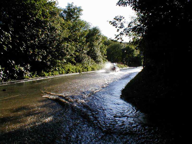 Red Rock in flood