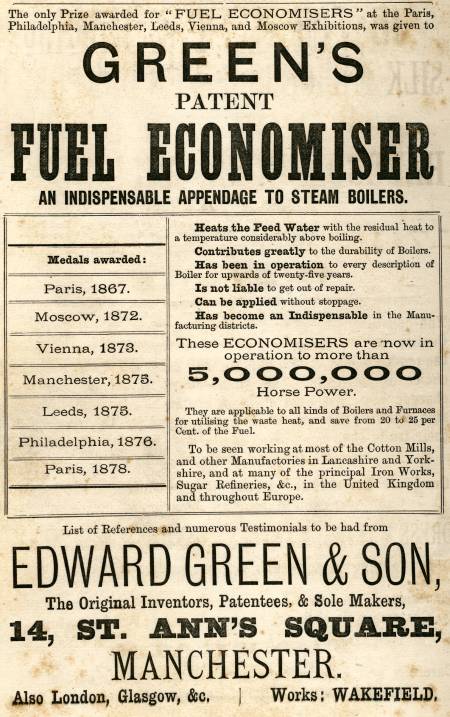 Green Edward & Son, fuel economiser manufacturers