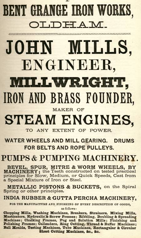 Mills John, engineer, millwright, &c.