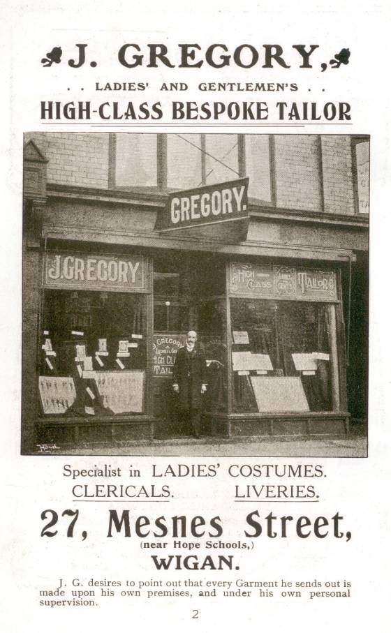 J. Gregory, Tailor