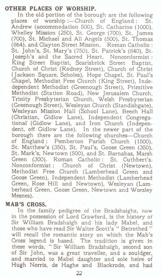 OTHER PLACES OF WORSHIP, MAB'S CROSS