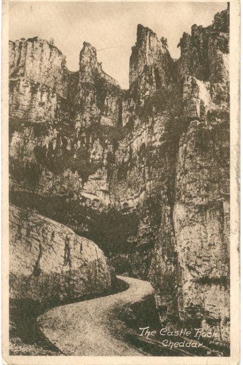 Postcard, Cheddar Gorge to Wigan