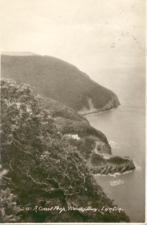 Postcard, Lynton to Wigan