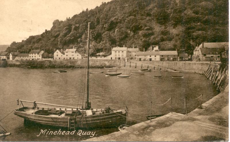 Postcard, Minehead to Wigan