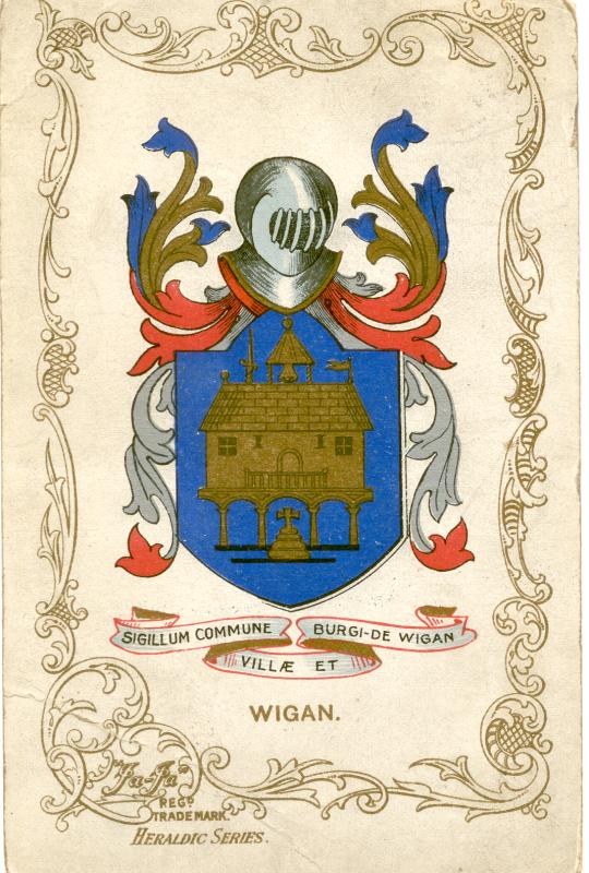 Postcard, Wigan to Paris