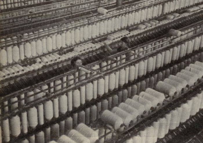 In the Card-room of a Big Cotton Mill