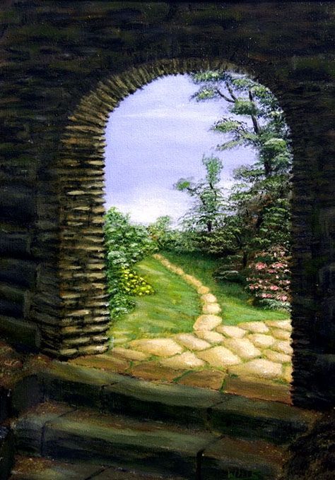 The Terraced Gardens in Lever Park, Rivington