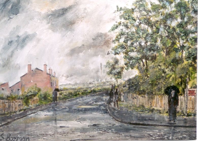 Shevington Lane at the junction with Church Lane