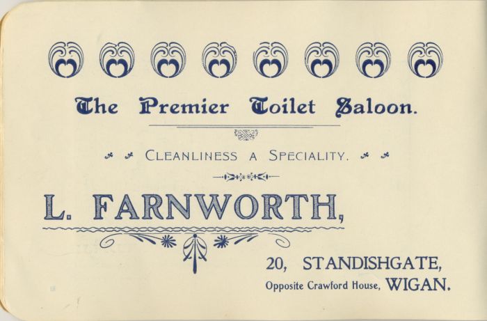 L. Farnworth, Toilet Saloon, Wigan