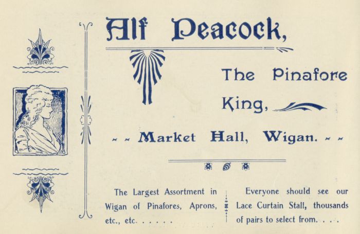 Alf Peacock, The Pinafore King, Market Hall