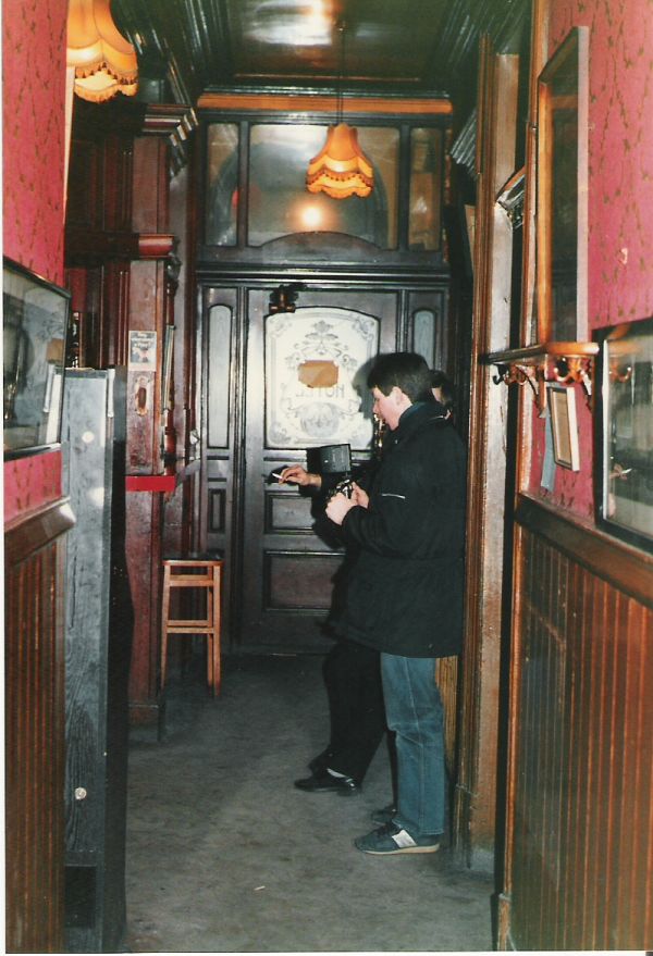 Looking towards the main door