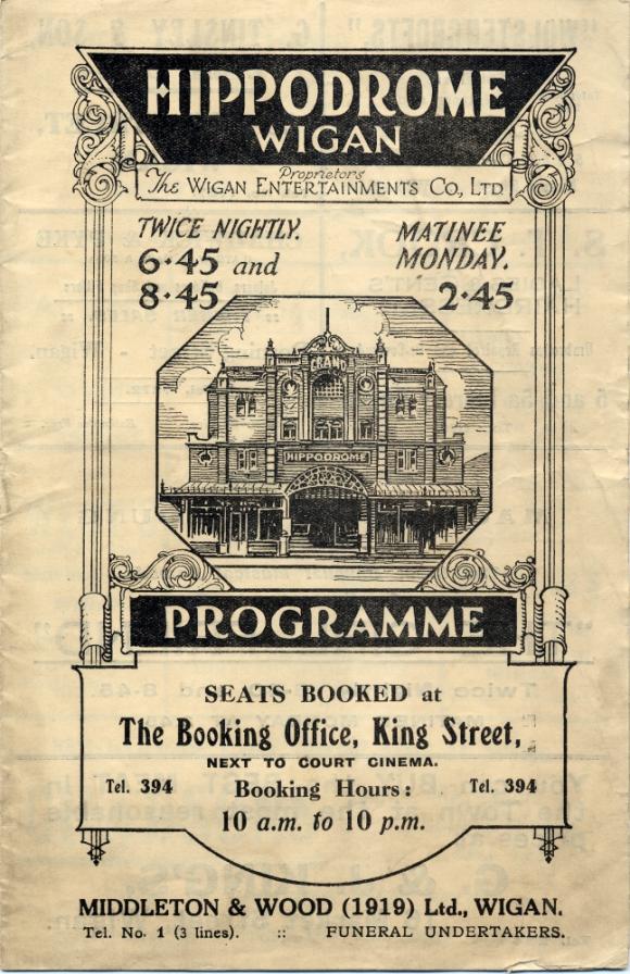 Hippodrome Programme