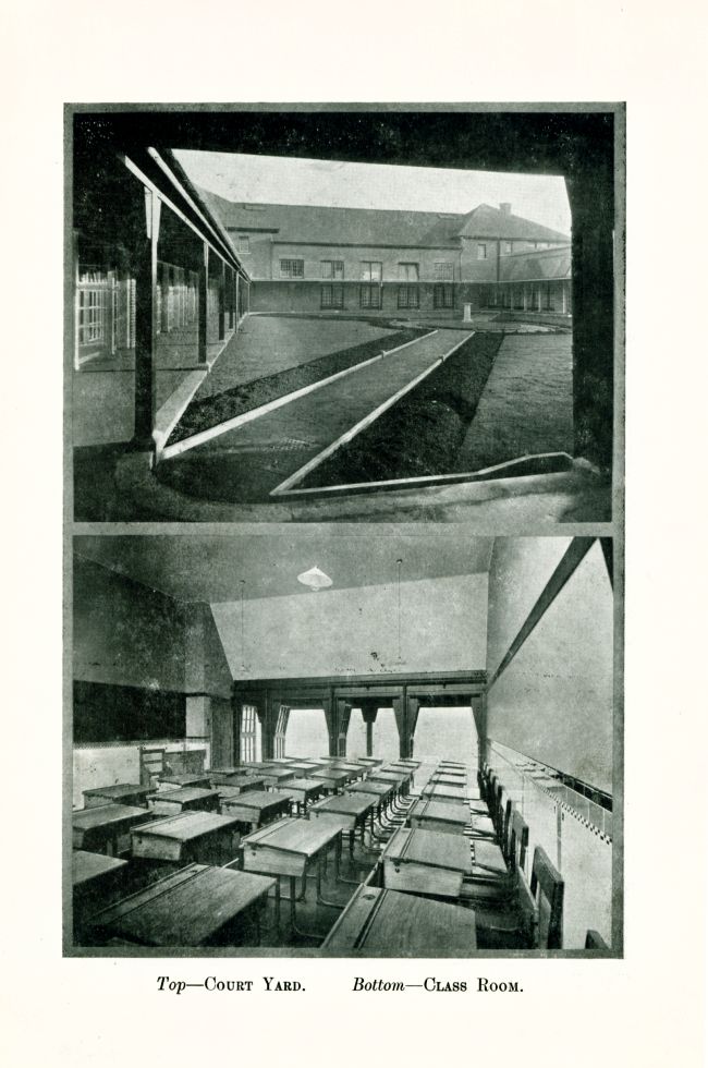 Court Yard and Classroom