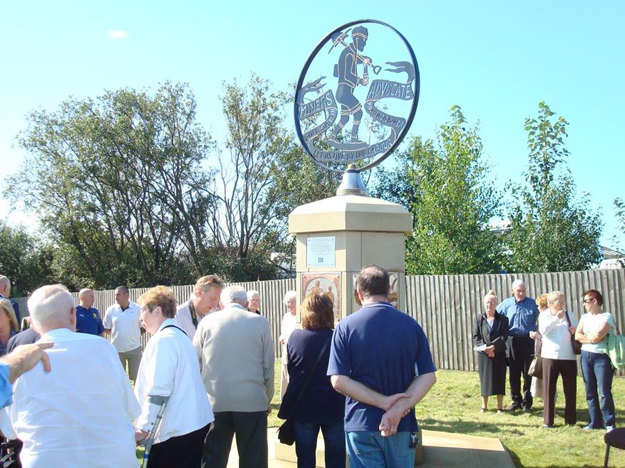 Unveiling of Lyme and Wood Pit Mining Memorial