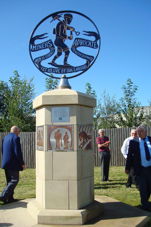 Unveiling of Lyme and Wood Pit Mining Memorial