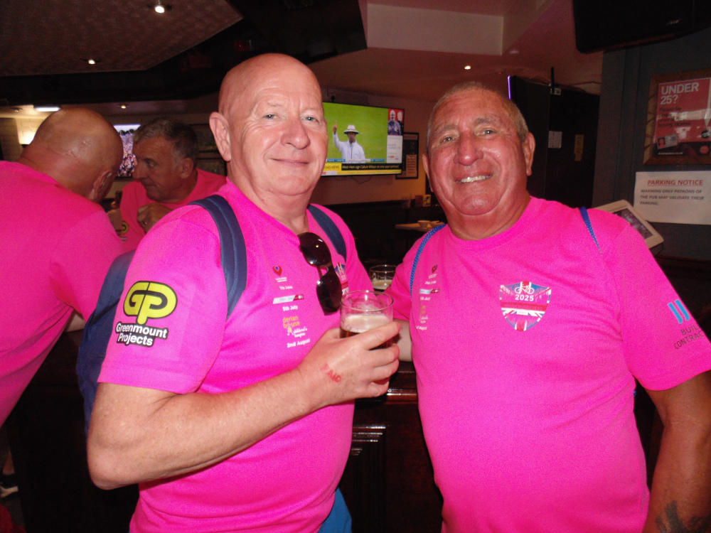 Charity Bike Ride, 2nd August, 2025