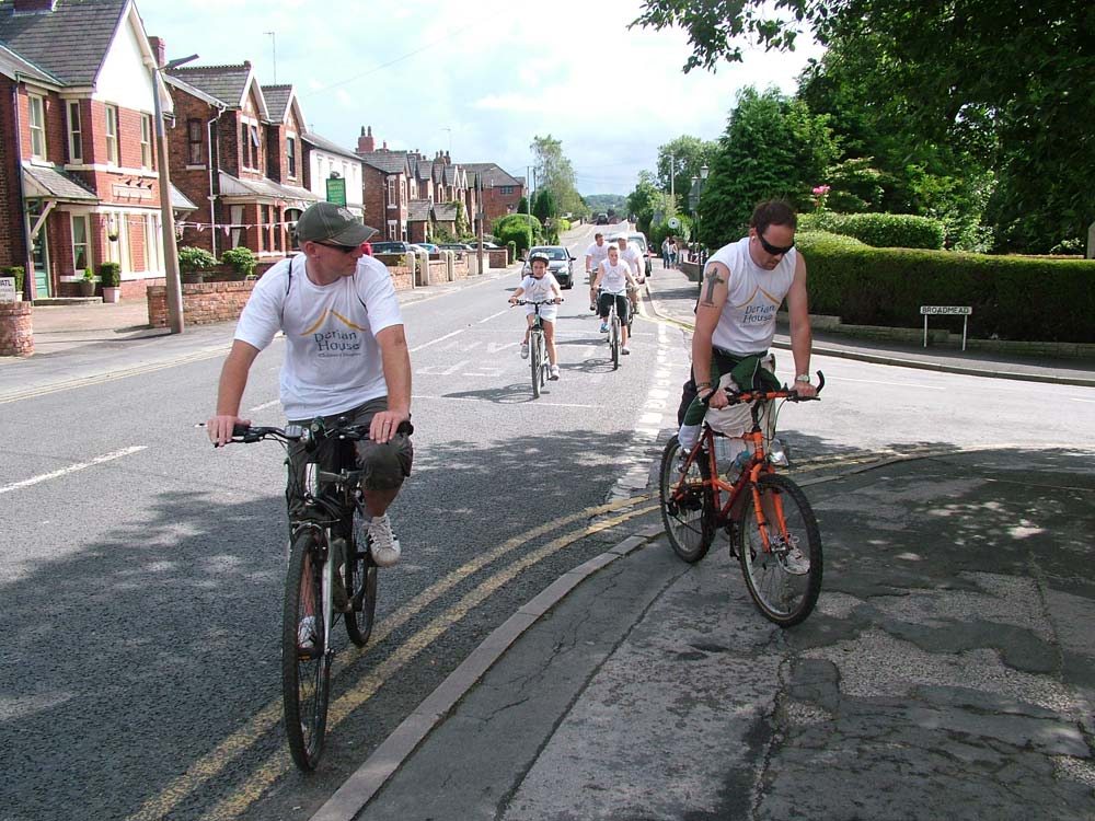 Charity Bike Ride, 4th August, 2012