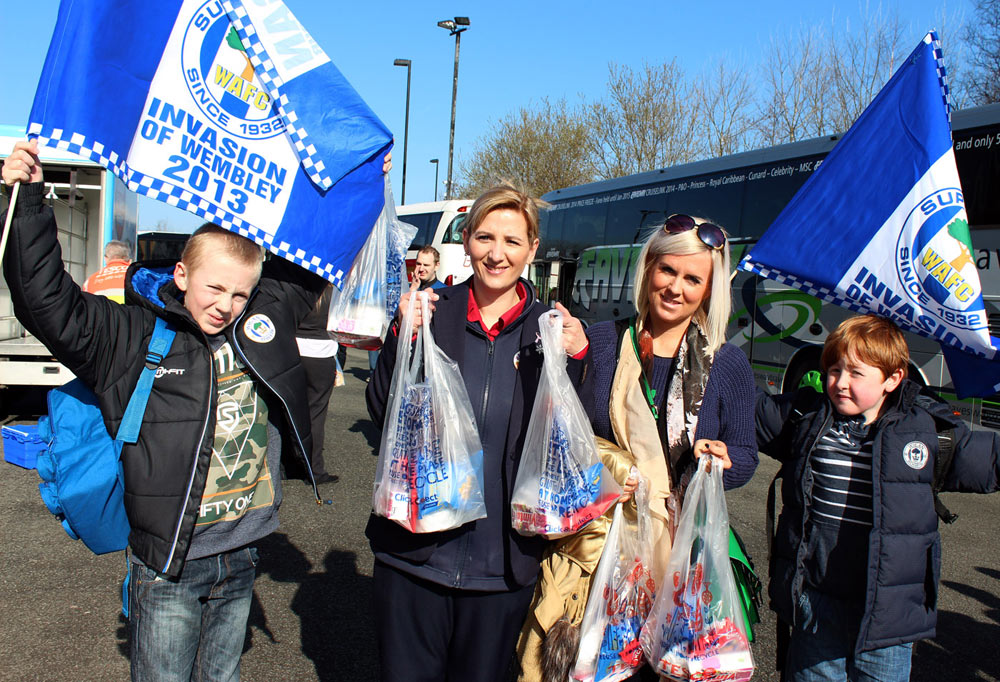 Latics fans, semi-final, April  2013
