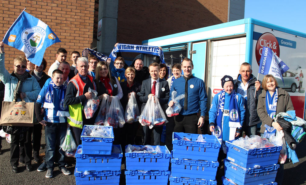 Latics fans, semi-final, April  2013