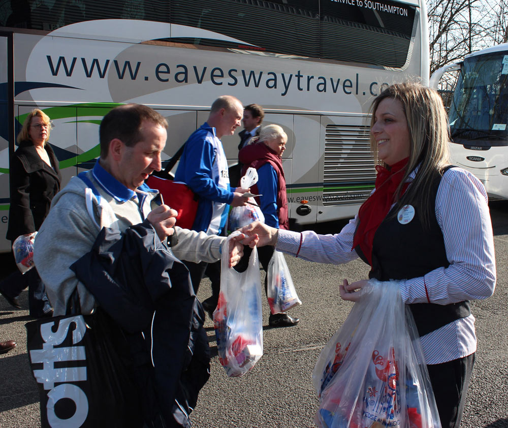 Latics fans, semi-final, April  2013