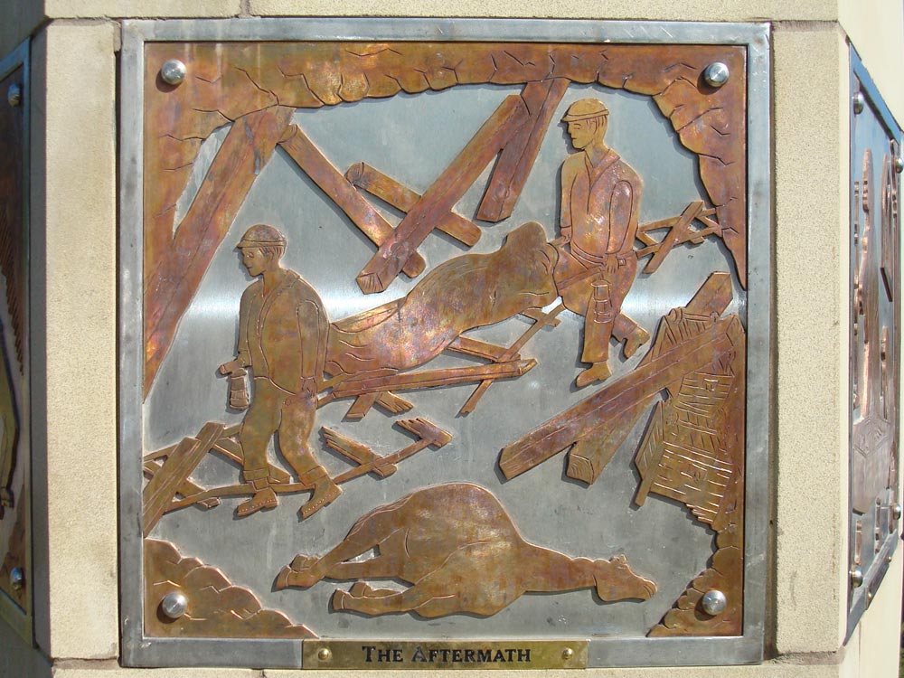 Unveiling of Lyme and Wood Pit Mining Memorial