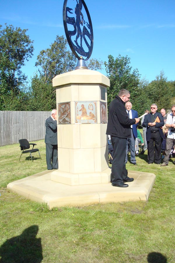 Unveiling of Lyme and Wood Pit Mining Memorial