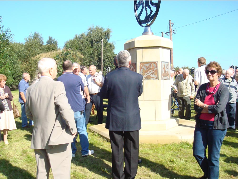 Unveiling of Lyme and Wood Pit Mining Memorial